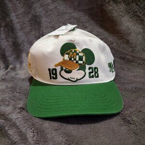 Neff Disney Mickey Mouse 1928 Cream/Green Snapback Cap Hat